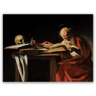 Caravaggio - Pintura São Jerônimo | Arte em Tela de Alta Qualidade para Decoração de Parede - imagem 1