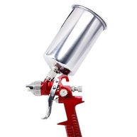Generic Copo de alimentação de alumínio 3/8" rosca pneumática pintura spray pote spray de tinta de carro pote de pulverização de móveis parede - imagem 5