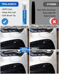 Tinta de Retoque para Carros Mercedes-Benz - Caneta de Pintura Exact Match (Diamond White 799) - imagem 3