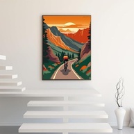 Kit de Pintura de Diamante 5D Mountain Bike - Arte DIY para Adultos com 30,5 x 40,6 cm - imagem 3