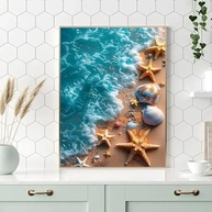 KINPLUB Kit de Pintura de Diamante 5D Estrela do Mar - Arte DIY Relaxante para Adultos - imagem 3