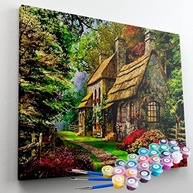 Kit Pintura Terapêutica - Casa no Sítio | Atividade Relaxante e Estimulante para Crianças e Adultos - imagem 2