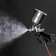Stels Pistola Pintura Pneumática Gra Vidade Caneca 1 Litro - imagem 3