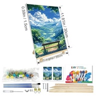 JOOZ Kit de Pintura por Números com Moldura - DIY para Adultos e Iniciantes - imagem 3