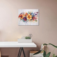 TUMOVO Pintura por Números para Adultos - Kit DIY com Tela 40,6x50,8cm, Flores Coloridas e Pincéis Profissionais - imagem 3