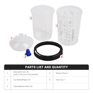 Kit de Copo Descartável 368g com Tampa para Pistola de Pintura - WINMAX - imagem 3