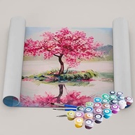 Kit de Pintura Terapêutica A Árvore na Ilha - MAUE ART STORE | Pintura Relaxante para Crianças e Adultos - imagem 3