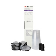 3M Kit de refil do sistema de pistola de pintura PPS 2.0 com tampas e forros, 26173, padrão, 623 g, filtro de 200 mícrons, uso para carros, móveis, casa e mais, 12 tampas e forros descartáveis, 16 - imagem 1