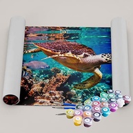 Kit Pintura Terapêutica Tartaruga Maravilhosa - Pintura Relaxante e Estimulante para Crianças e Adultos - imagem 3