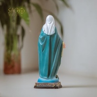 Imagem Nossa Senhora das Graças 20cm em Resina Importada - Pintura Manual - imagem 4