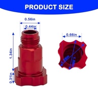 Adaptador de Copo para Pistola de Pintura Automotiva - Sistema Master Elite Paint 16mm com Filtros - imagem 3