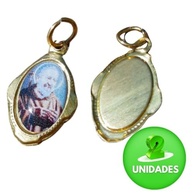 Medalha Padre Pio Chapa Resinada 2 unidades - imagem 3