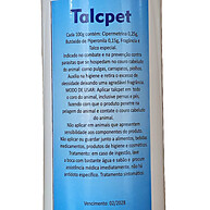Talco Antipulgas TalcPet 200g: Combate Pulgas, Carrapatos e Piolhos - imagem 1