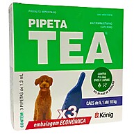 Pipeta Tea Cães: Proteção Antipulgas 30 Dias! - imagem 1