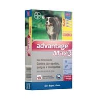 Advantage Max 3 Antipulgas para Cães Acima de 25 kg - Combo 3 Pipetas - imagem 2
