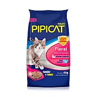 Pipicat Floral 4kg: Areia Higiênica Perfumada - imagem 1