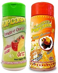 Temperos P/ Pipoca Popcorn Cx 12 Frascos. 6 Tomate e Queijo - 6 Molho Mexicano - imagem 2