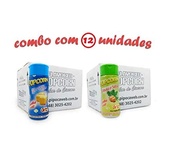 Temperos P/ Pipoca Popcorn Cx 12 Frascos. 6 Manteiga - 6 Cebola e Salsa - imagem 2
