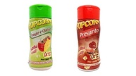 Temperos P/ Pipoca Popcorn Cx 12 Frascos. 6 Tomate e Queijo - 6 Presunto - imagem 1