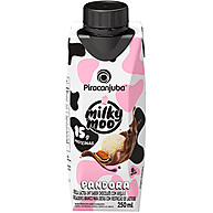 Piracanjuba Milky Moo Pandora Chocolate com Avelã e Brigadeiro Branco 250ml - imagem 1