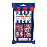 Pirulito Pop Cherry Candy Shop 140g: Recheado com Chiclete Sabor Cereja - imagem 1