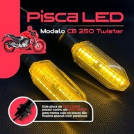 Kit 4 Pisca Seta LED Universal para Motos: Cb Twister, Fan 160, Titan 160 e Mais! - imagem 5