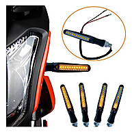 Pisca Sequencial Moto: Kit 4 LEDs Slim Universal - imagem 1