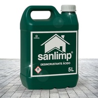 Sanlimp Limpa Piso Concentrado 5L Limpeza Profunda de Pedras, Cerâmicas e Vasos Sanitários, Removedor de Cimento e Rejunte Pós-Obra - imagem 2