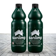 Kit Sanlimp Limpa Pedra e Pisos 2x1L - Ácido Muriático Profissional para Limpeza Pós-Obra - imagem 2