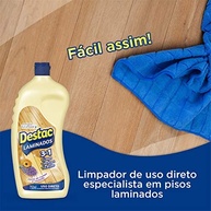 Limpa Pisos Destac Laminados Lavanda 750ml - Fórmula 3 em 1 com PH Neutro - imagem 3