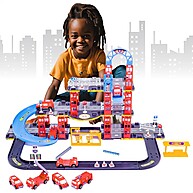 Pista de Carrinhos de Bombeiro: Aventura e Emoção! - imagem 1