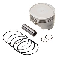 Pistão XRE 190: Kit KMP + Anéis Rik Premium 1,00mm - imagem 1