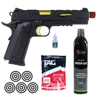 Pistola Airsoft 1911 Rossi Redwings: Kit Completo! - imagem 1