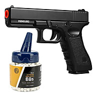 Pistola Airsoft Vigor GK-V20: Full Metal e 1000 BBs - imagem 1