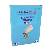 Pistola de Tinta Gravidade 600ml CoPo PL Plus 20/1 - Alta Performance para Pintura Profissional - imagem 4