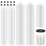 Kit Forros e Tampa para Pistola de Pintura Descartável 650ml - 50 Unidades - imagem 2