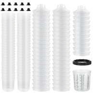 Kit Forros e Tampa para Pistola de Pintura Descartável 650ml - 50 Unidades - imagem 1