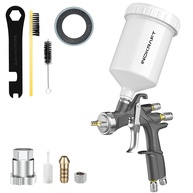 InoKraft Kit Básico de Pistola de Pulverização Ar D1 LVLP 1,3mm - Ideal para Pintura Profissional de Carros e Casas - imagem 1