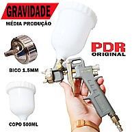 Pistola de Pintura Pneumática: Acabamento Pro! - imagem 1