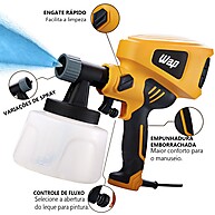 Pistola de Pintura WAP EPP400: Agilidade e Economia! - imagem 1