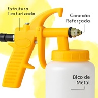 Pistola de Pintura Ar Direto 2,5mm - Alta Precisão para Móveis, Couro e Metais - imagem 5