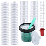 Copo Descartável para Pistola de Pintura Automotiva - Kit com 50 Unidades e Acessórios - imagem 2