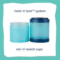 Whiskware Recipientes Empilháveis Disney Pixar - 3 Copos com Tema Monsters Inc para Lanches Escolares e Viagens - imagem 4