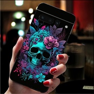 Capinha Google Pixel: Caveira Floral e Estilo! - imagem 2