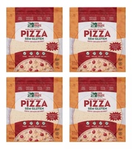 Kit com 4 Massas de Pizza Veganas Sem Glúten e Sem Lactose - Ideal para Dietas Restritivas, Saudável, Compatível com Vários Recheios, Embalagem de175g Cada Unidade - imagem 2