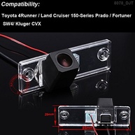 Câmera de Ré HD IP68 170° Integrada em Placa: Segurança Total para Toyota 4 Runner, Prado, Fortuner e mais! - imagem 3