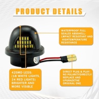 Luz de Placa LED Ultra Brilhante para Ford F-150, F-250, Ranger e Mais - Upgrade Moderno e Seguro - imagem 5