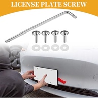 Conjunto de Parafusos Antifurto para Placa de Licença M6 - 4 Unidades + Chave L - imagem 3