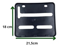 Suporte Protetor Moldura Placa Moto Mercosul Plástico Resistente - imagem 3