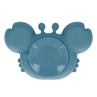 Placa de Sucção de Caranguejo Azul com Ventosa - Silicone Seguro e Divertido para Refeições sem Bagunça - imagem 4